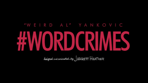 Word Crimes